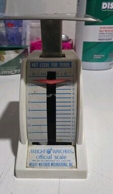 Vintage Official Weight Watchers Mechanical Scale 16 oz Max Weight
